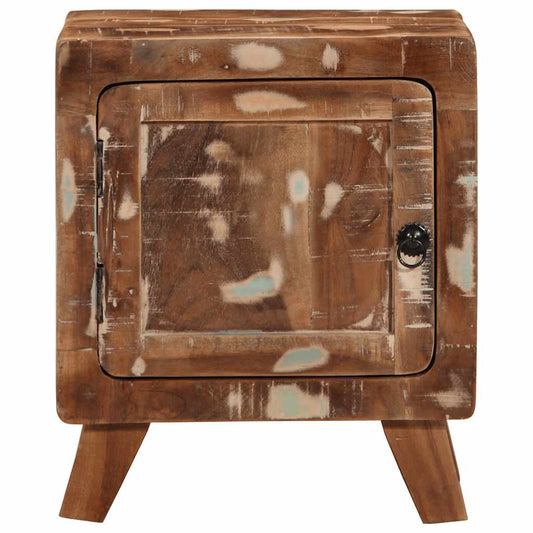vidaXL Κομοδίνο 40x32x46 cm Στερεό ξύλο αναγεννημένο