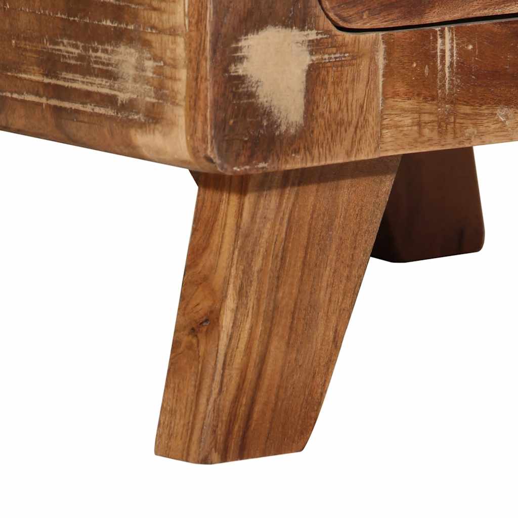 vidaXL Κομοδίνο 2 τεμάχια 37x32x50 cm Στερεό ξύλο ανακυκλωμένο