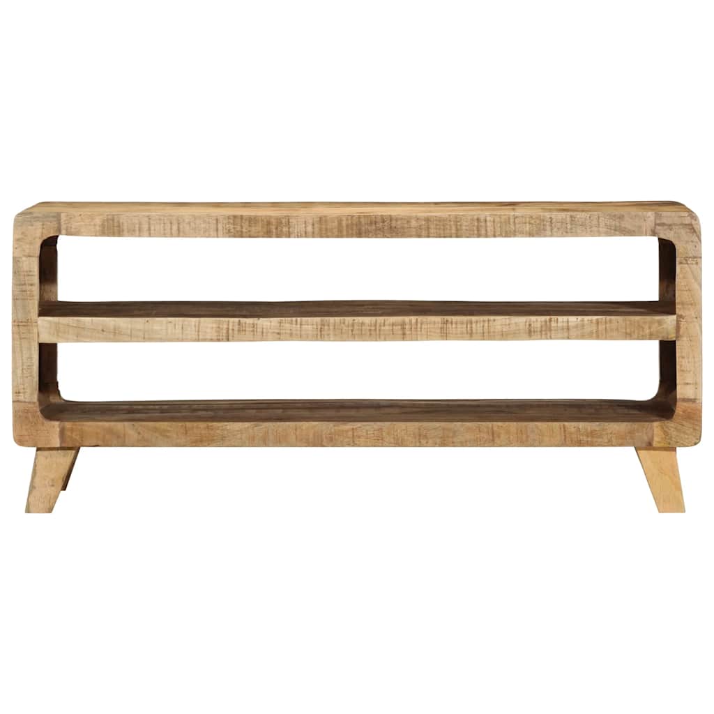 ντουλάπι τηλεόρασης vidaXL 105x46x32 cm μασίφ ξύλο ακατέργαστο μάνγκο
