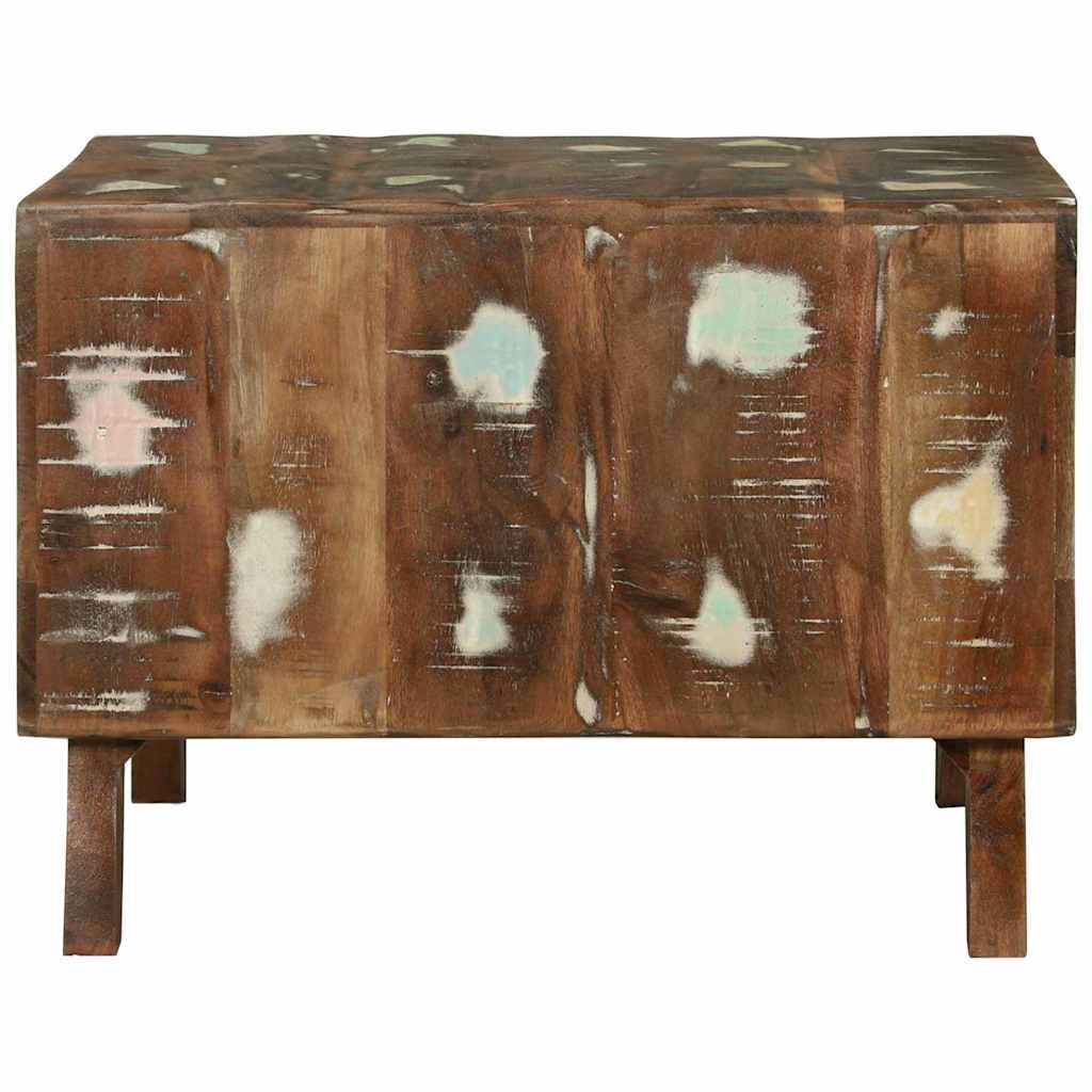 vidaXL Τραπεζάκι σαλονιού 50 x 50 x 35 cm Μασίφ ανακυκλωμένο ξύλο