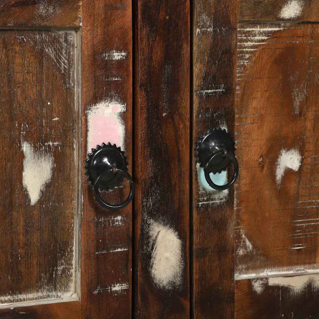 vidaXL Τραπεζάκι σαλονιού Πολύχρωμο Μασίφ ανακυκλωμένο ξύλο