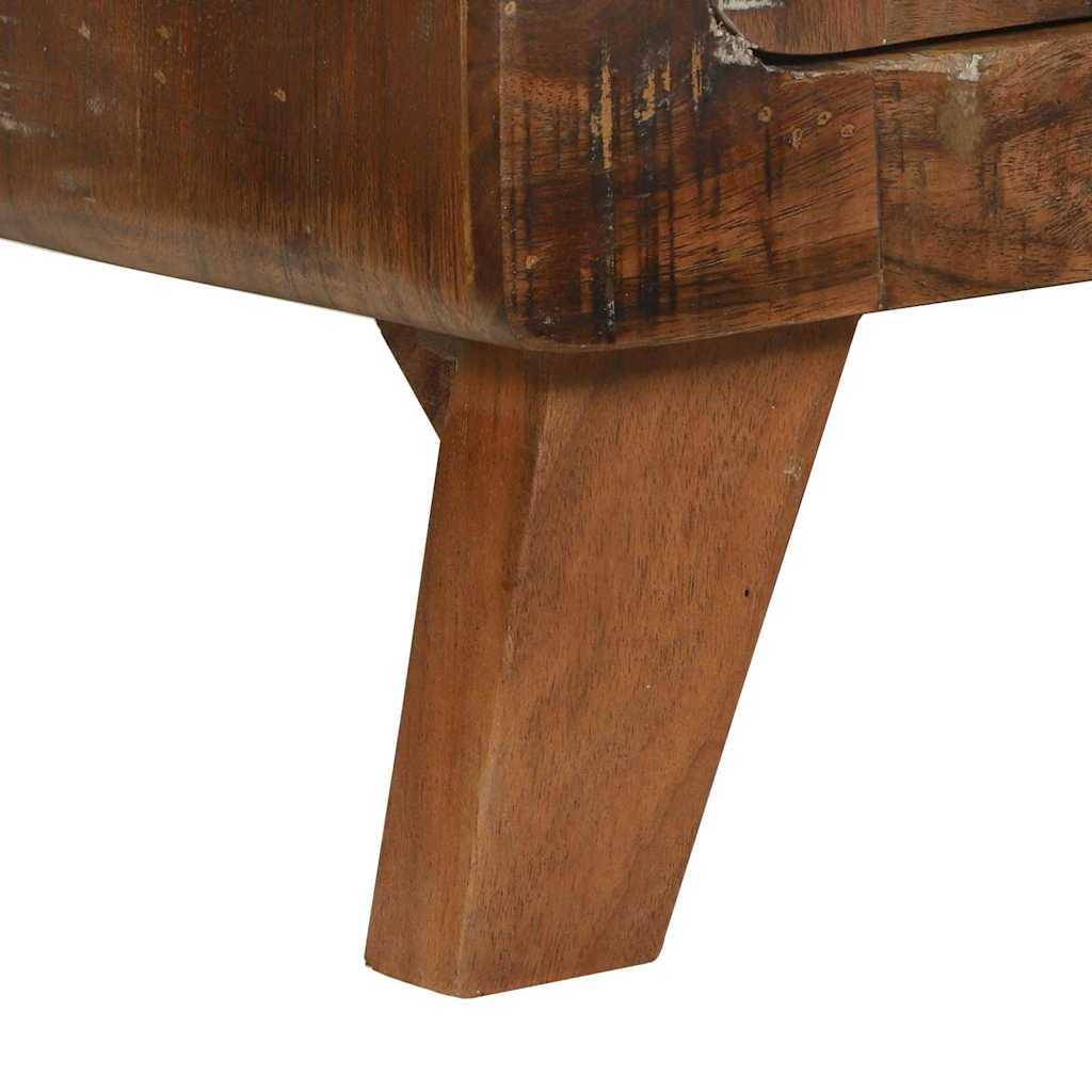 vidaXL Τραπεζάκι σαλονιού Πολύχρωμο Μασίφ ανακυκλωμένο ξύλο