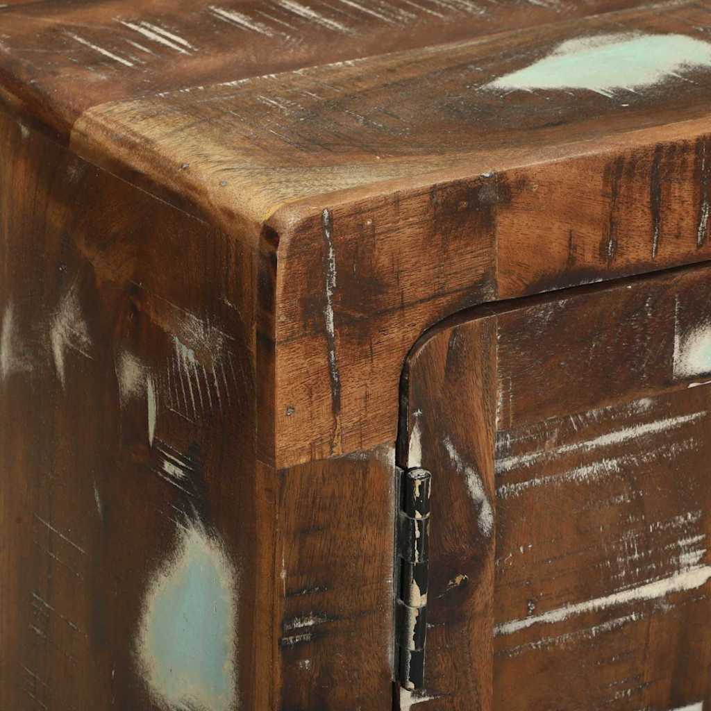 vidaXL Τραπεζάκι σαλονιού Πολύχρωμο Μασίφ ανακυκλωμένο ξύλο