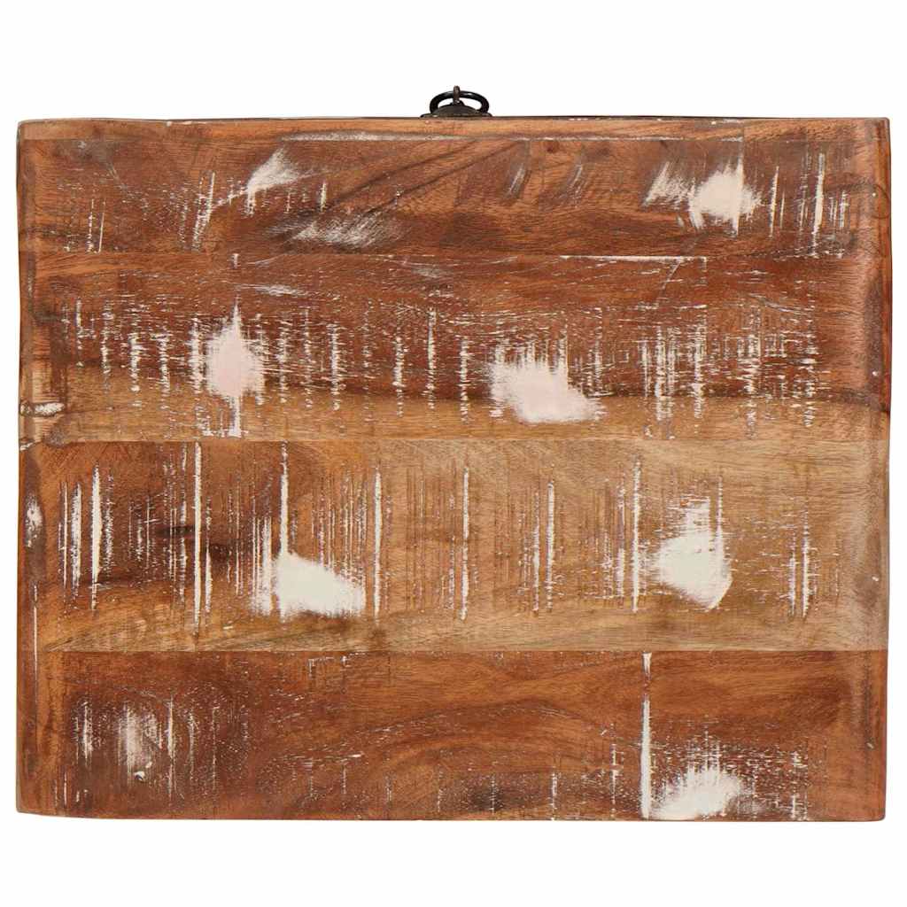 vidaXL Τραπέζια άκρης με συρτάρι Πολύχρωμο Μασίφ ανακυκλωμένο ξύλο