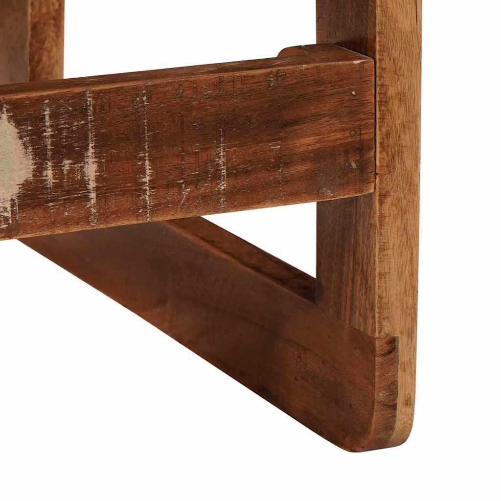 vidaXL Ένθετα τραπέζια 2 pcs 46 x 46 x 45 εκ. Στερεό Ανακτηθέν Ξύλο