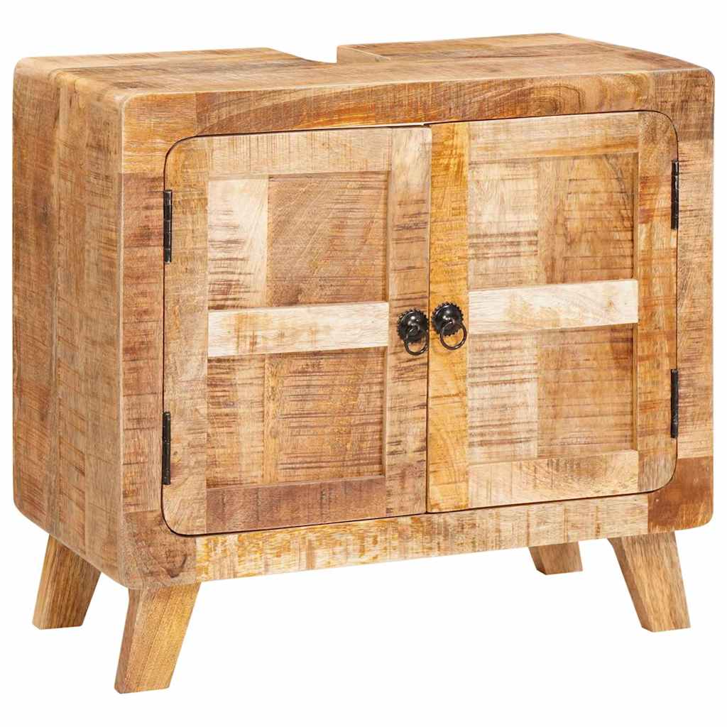 vidaXL Ντουλάπι Μπάνιου Καφέ Σοβαρή Μανγκο ξυλεία και Τεχνική ξυλεία