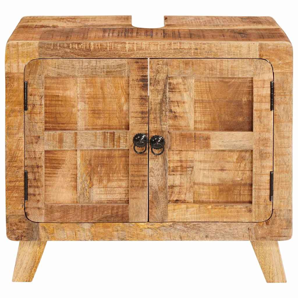 vidaXL Ντουλάπι Μπάνιου Καφέ Σοβαρή Μανγκο ξυλεία και Τεχνική ξυλεία