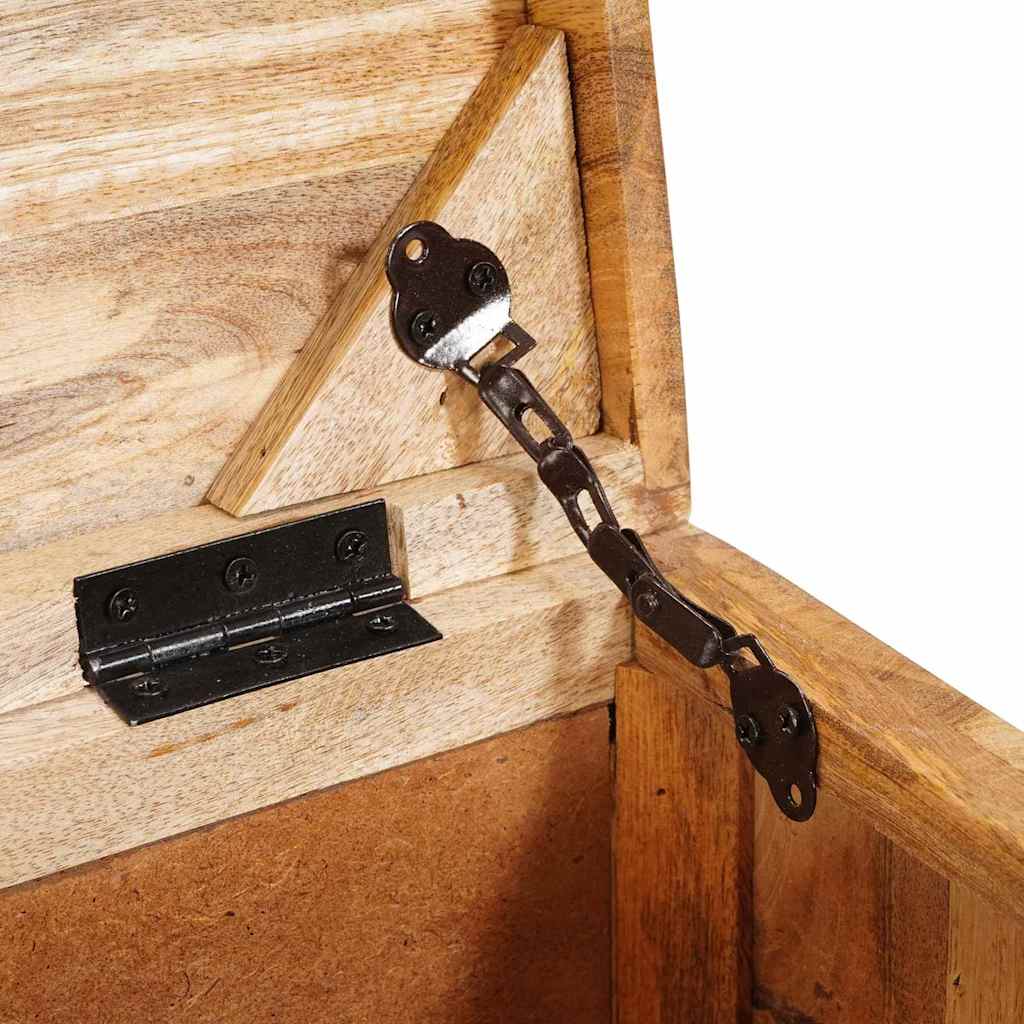 vidaXL Κουτί αποθήκευσης με αποθήκευση Καφέ Στερεό ξύλο μάνγκο