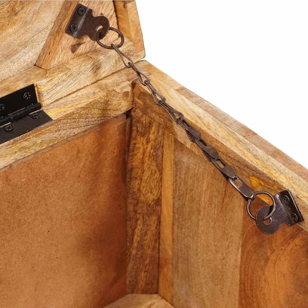 vidaXL Κουτί αποθήκευσης 70 x 35 x 40 εκ. Μασίφ ξύλο μάνγκο