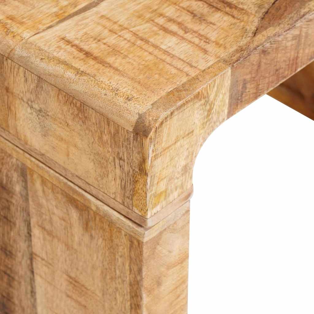 vidaXL End Table Καφέ 60 x 35 x 46 εκ. Στερεό ξύλο μάνγκο