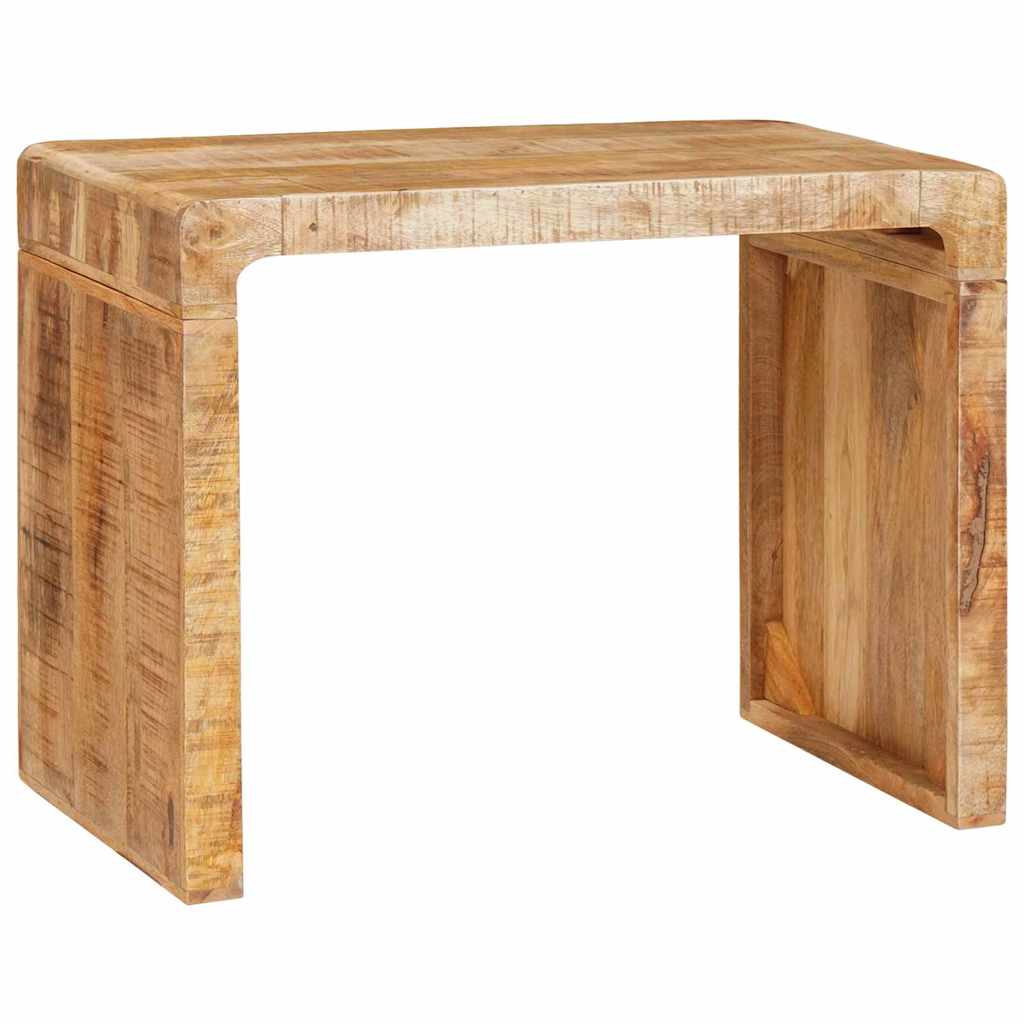 vidaXL End Table Καφέ 60 x 35 x 46 εκ. Στερεό ξύλο μάνγκο