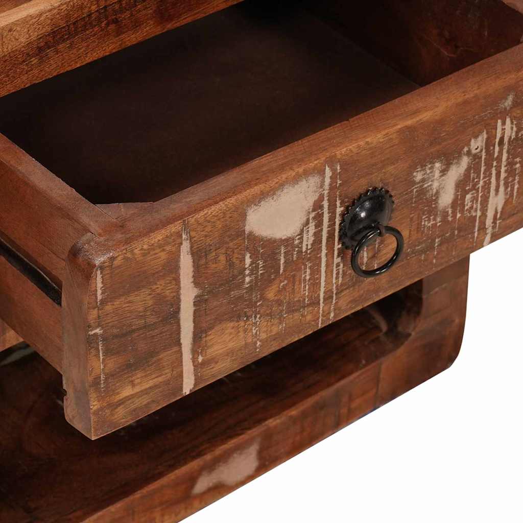 vidaXL Τοίχου Πλευρικό Ντουλάκι με συρτάρι Πολύχρωμο 40 x 30 x 36 εκ.