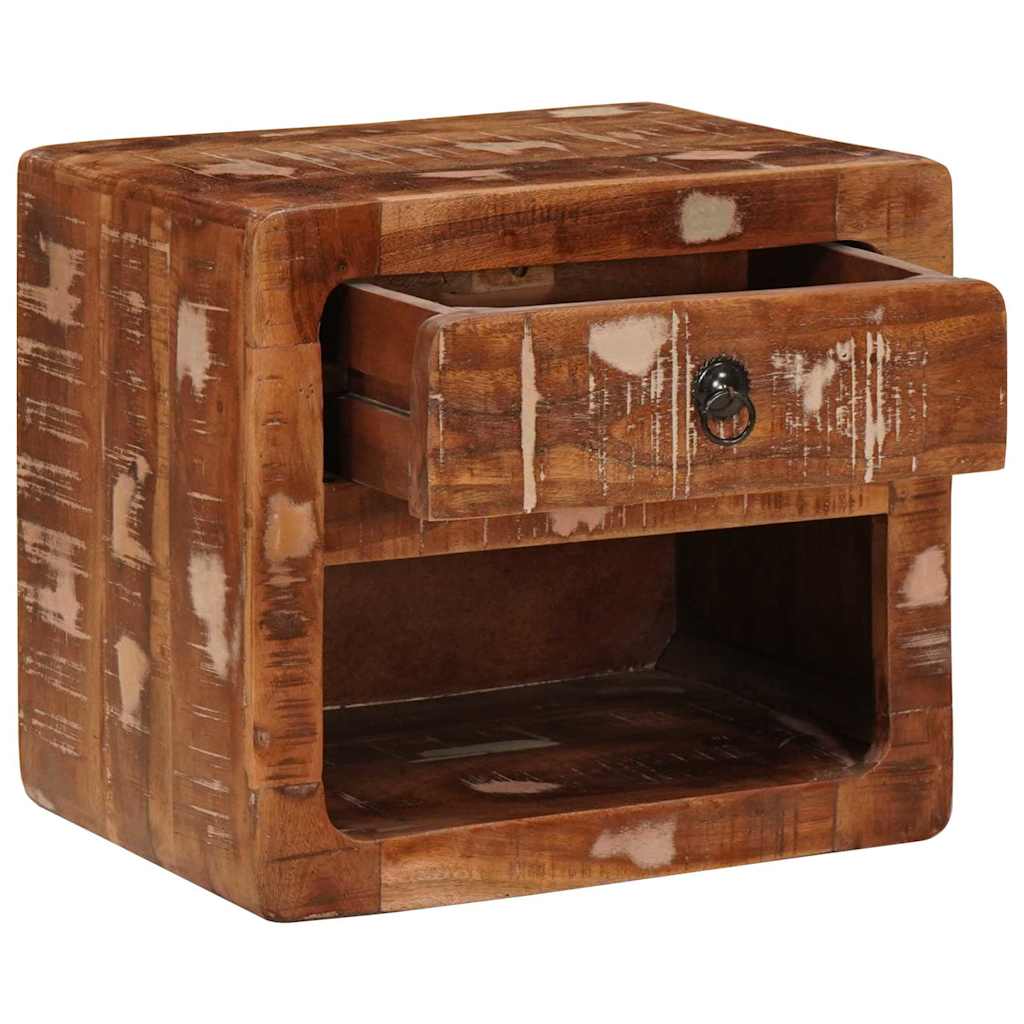 vidaXL Τοίχου Πλευρικό Ντουλάκι με συρτάρι Πολύχρωμο 40 x 30 x 36 εκ.