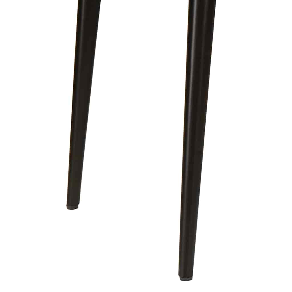 vidaXL Τραπεζαρίες Καφέ και Μαύρο 110 x 55 x 78 εκ Στερεό ξύλο μάνγκο