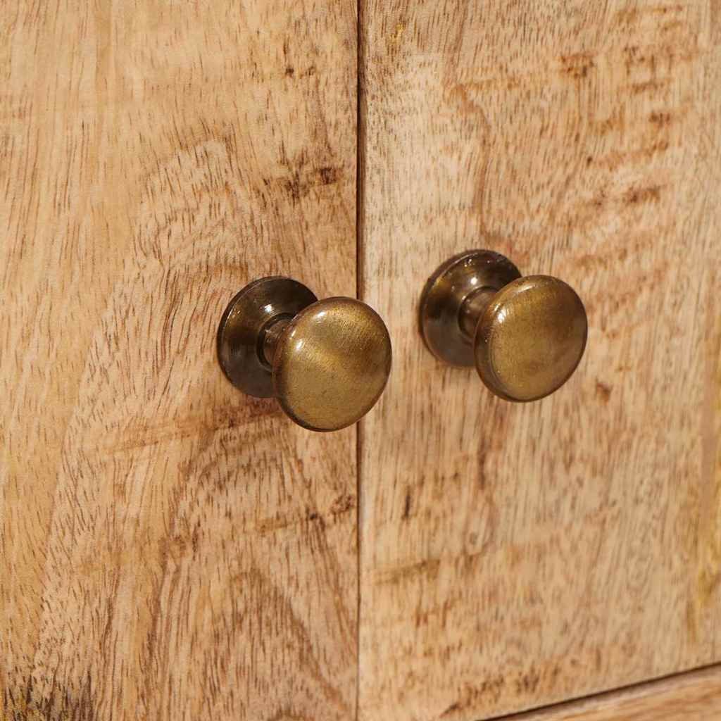 vidaXL Ντουλάπες Αποθήκευσης Καφέ 110 x 30 x 45 εκ. Στερεό ξύλο μάνγκο