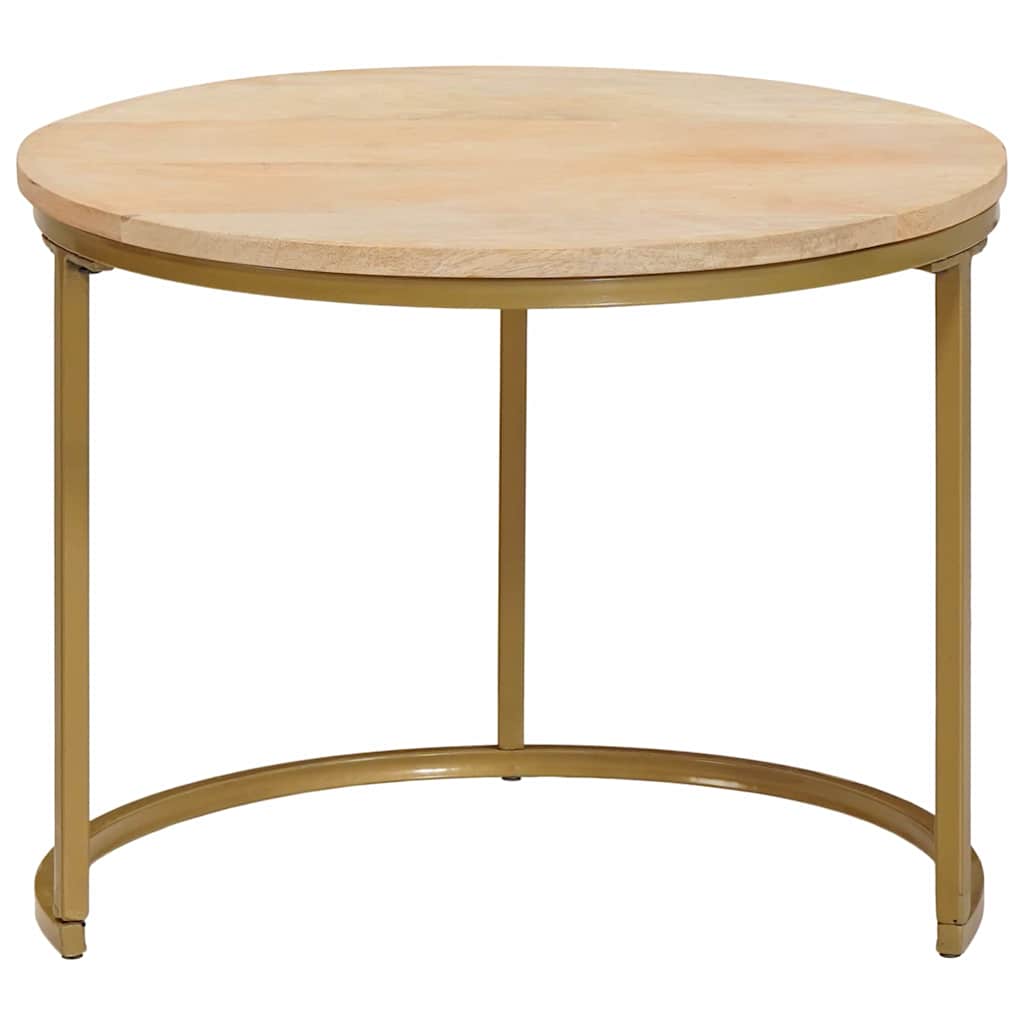 vidaXL Τραπεζάκια Καφέ Στερεών 3 τμχ. Καφέ 60 x 60 x 45 cm