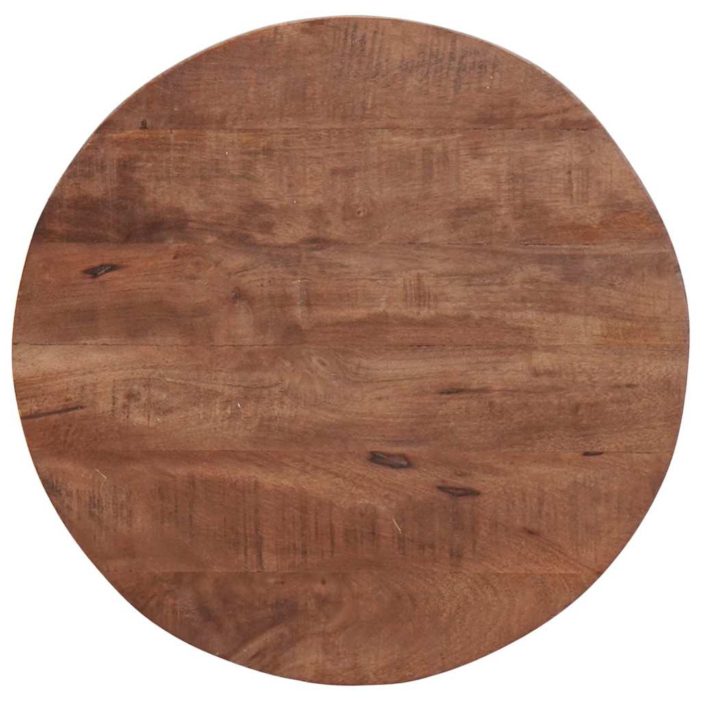 vidaXL Τραπεζάκια Καφέ Στερεών 2 pcs Μασίφ ξύλο μάνγκο και χάλυβας