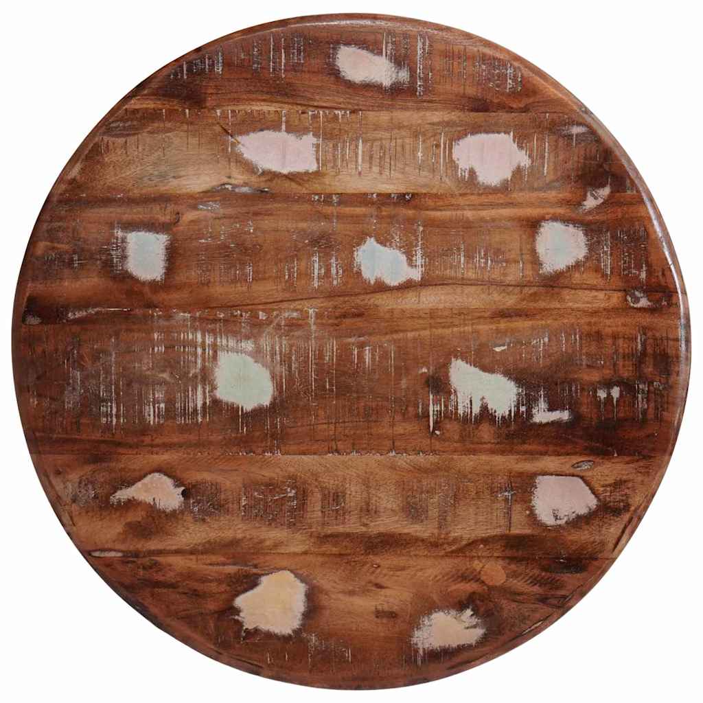 vidaXL Τραπεζάκια Καφέ Στερεών 2 pcs Πολύχρωμο Στερεό ανακτημένο ξύλο