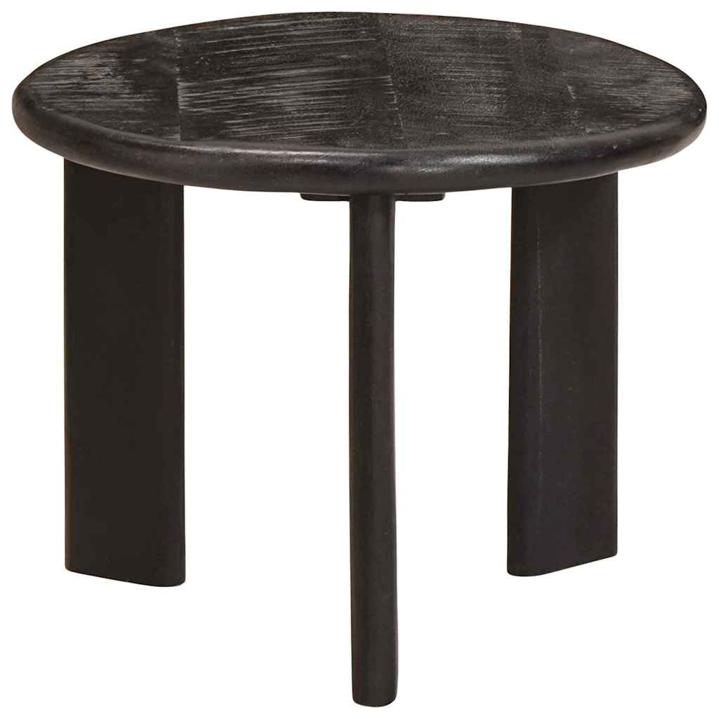 vidaXL Τραπεζάκια Καφέ Στερεών 3 pcs Λευκό Στερεό ξύλο μάνγκο