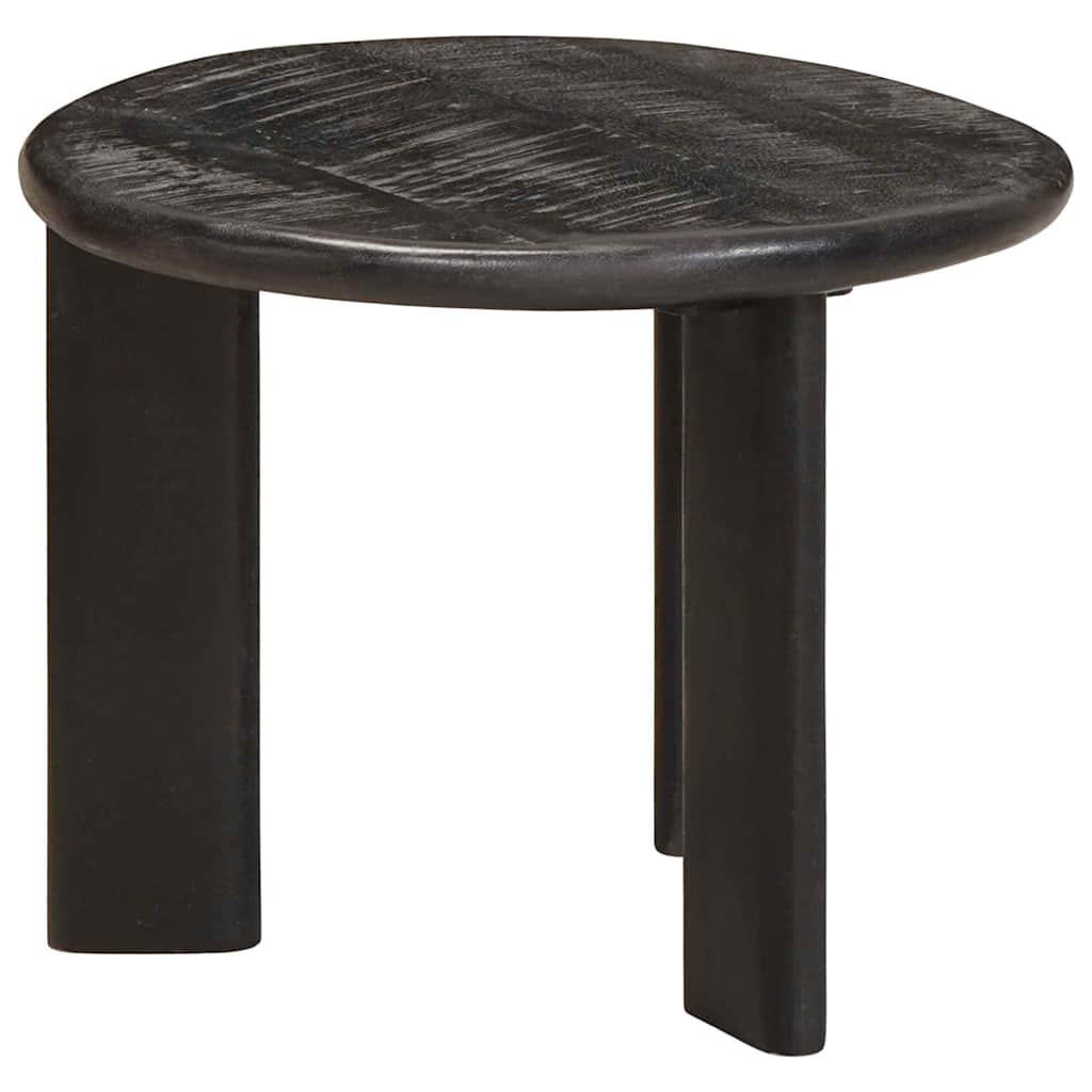 vidaXL Τραπεζάκια Καφέ Στερεών 3 pcs Λευκό Στερεό ξύλο μάνγκο