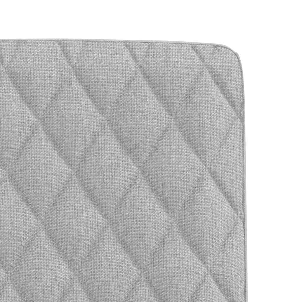 vidaXL Καρέκλες Τραπεζαρίας 2 τεμ. Σύννεφο Γκρι Υφασμάτινες