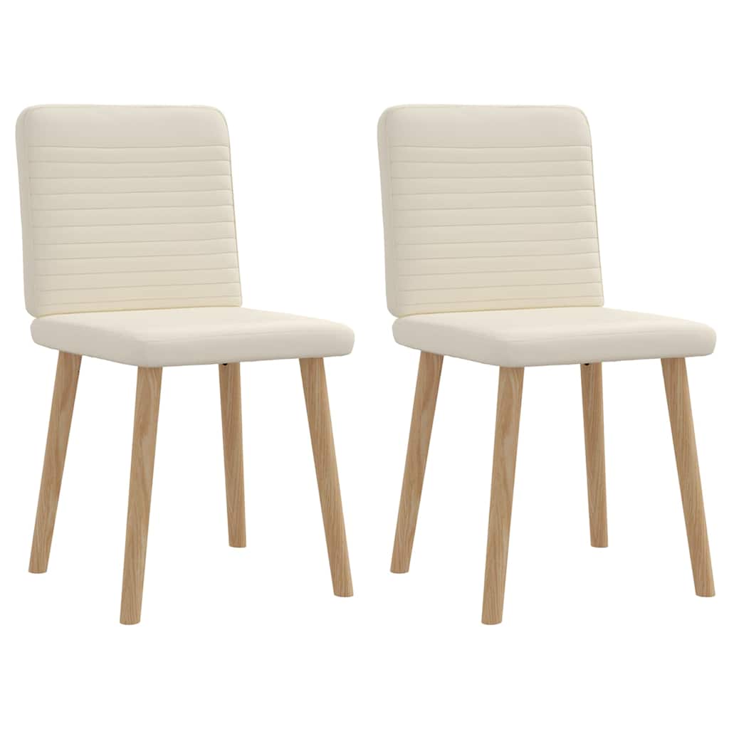 Καρέκλες Τραπεζαρίας vidaXL 2 τεμ Λινό