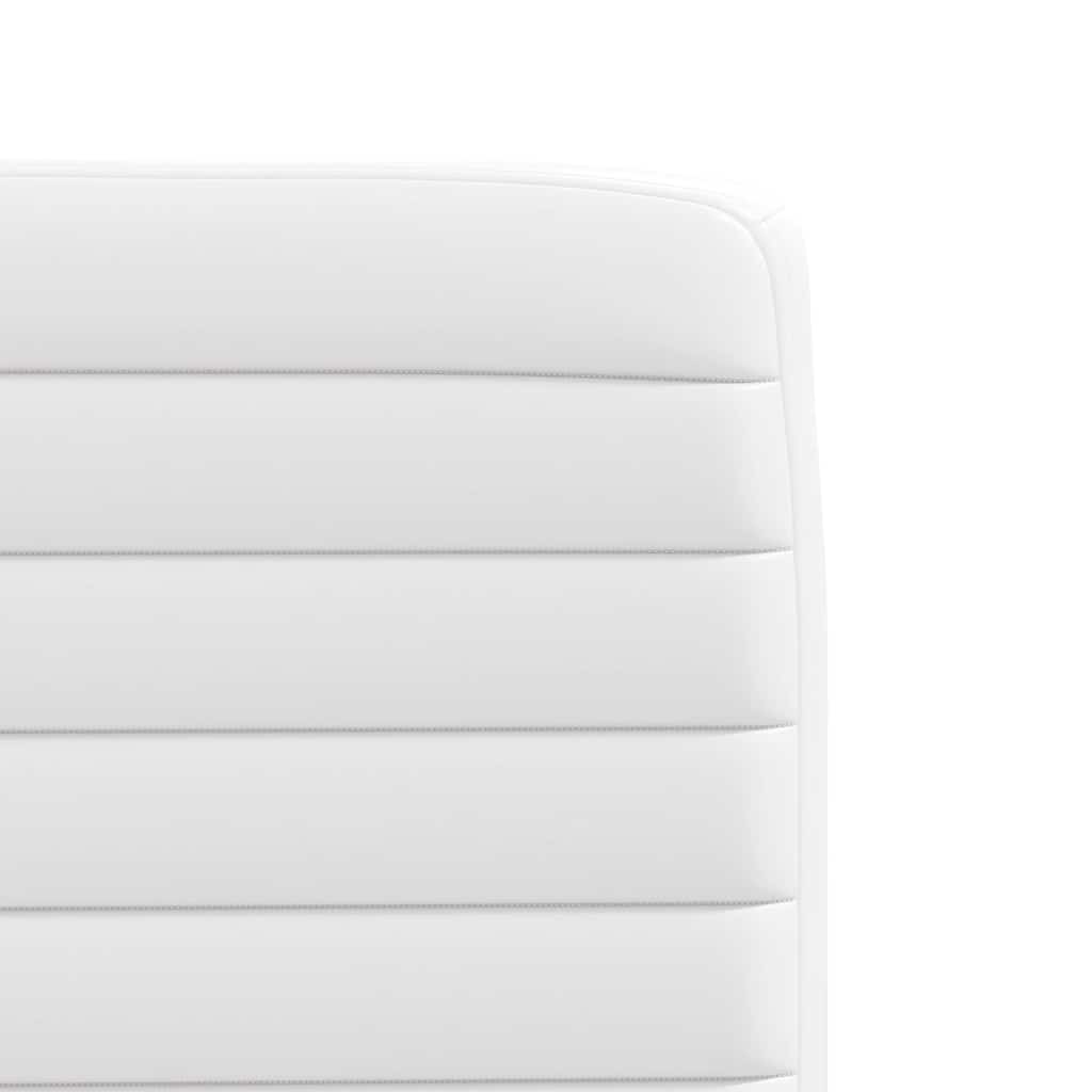 vidaXL Καρέκλες Τραπεζαρίας 2 τεμ. Λευκές από Συνθετικό Δέρμα