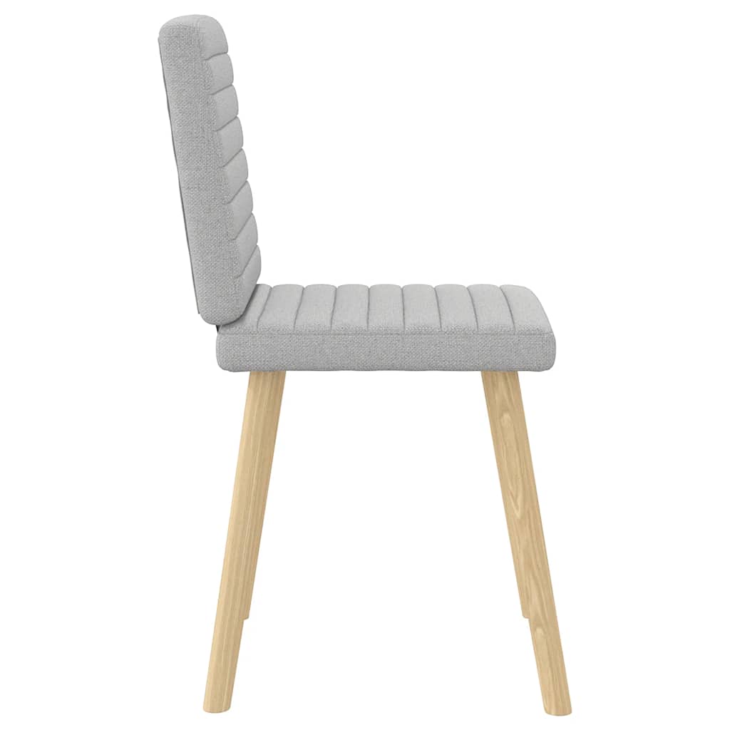 vidaXL Καρέκλες Τραπεζαρίας 2 τεμ. Σύννεφο Γκρι Υφασμάτινες