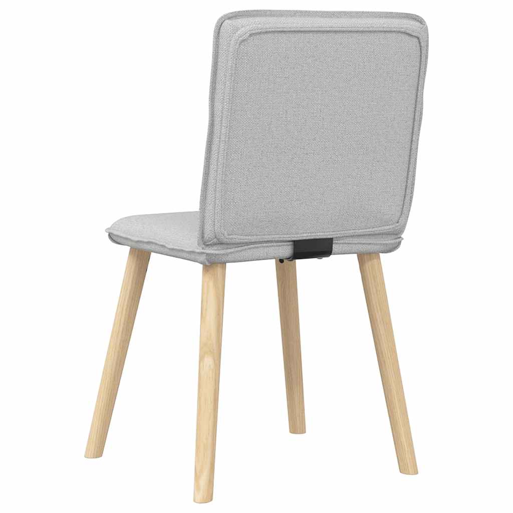 vidaXL Καρέκλες Τραπεζαρίας 2 τεμ. Σύννεφο Γκρι Υφασμάτινες