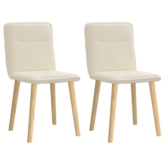 Καρέκλες Τραπεζαρίας vidaXL 2 τεμ Λινό