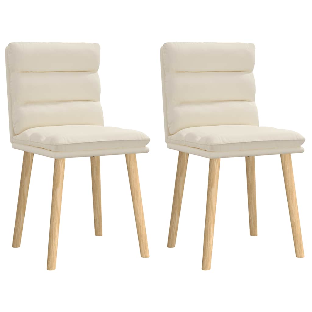 Καρέκλες Τραπεζαρίας vidaXL 2 τεμ Λινό