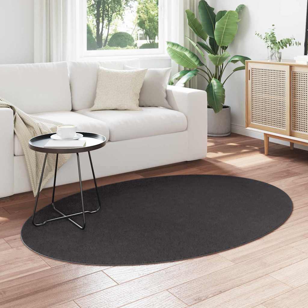 vidaXL Χαλί HUARTE Ανθρακί 170 x 120 εκ. 100% Πολυεστέρας