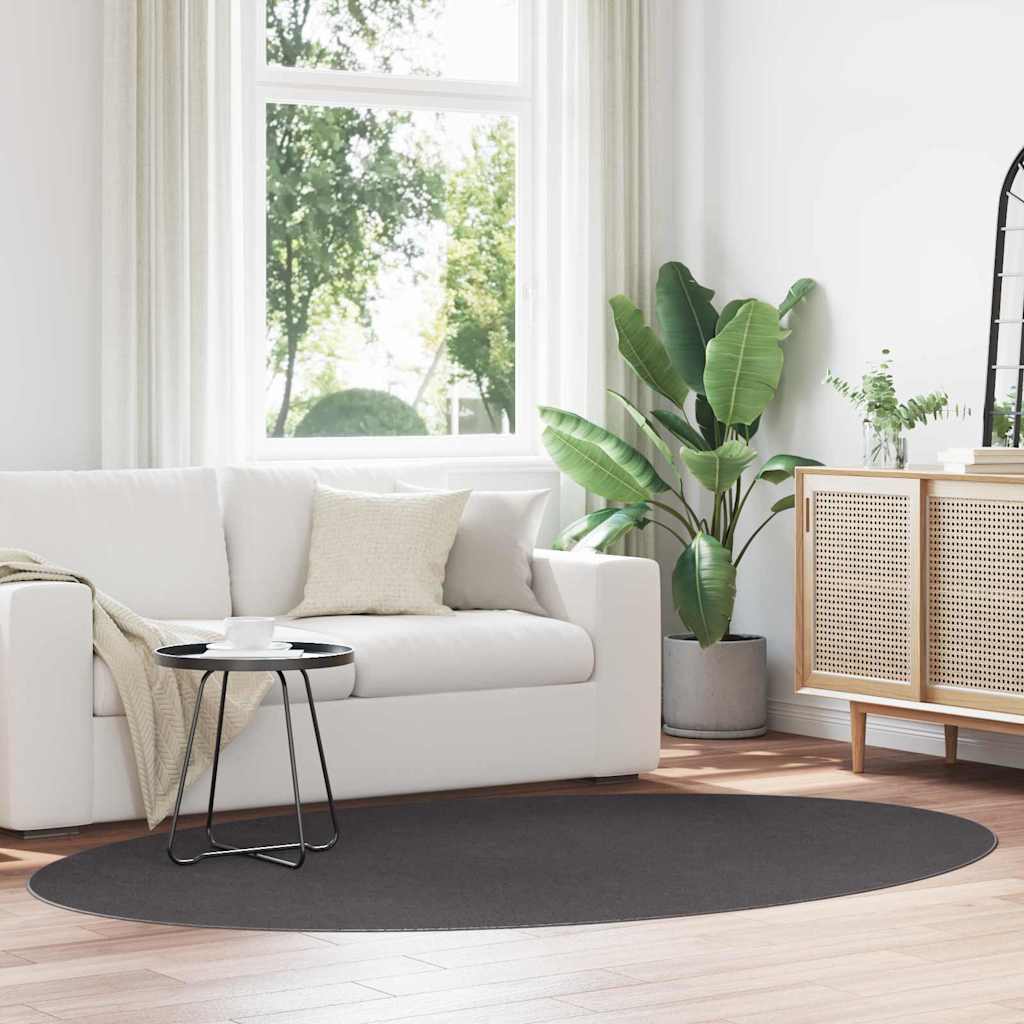 vidaXL Χαλί HUARTE Ανθρακί 230 x 160 εκ 100% Πολυεστέρας