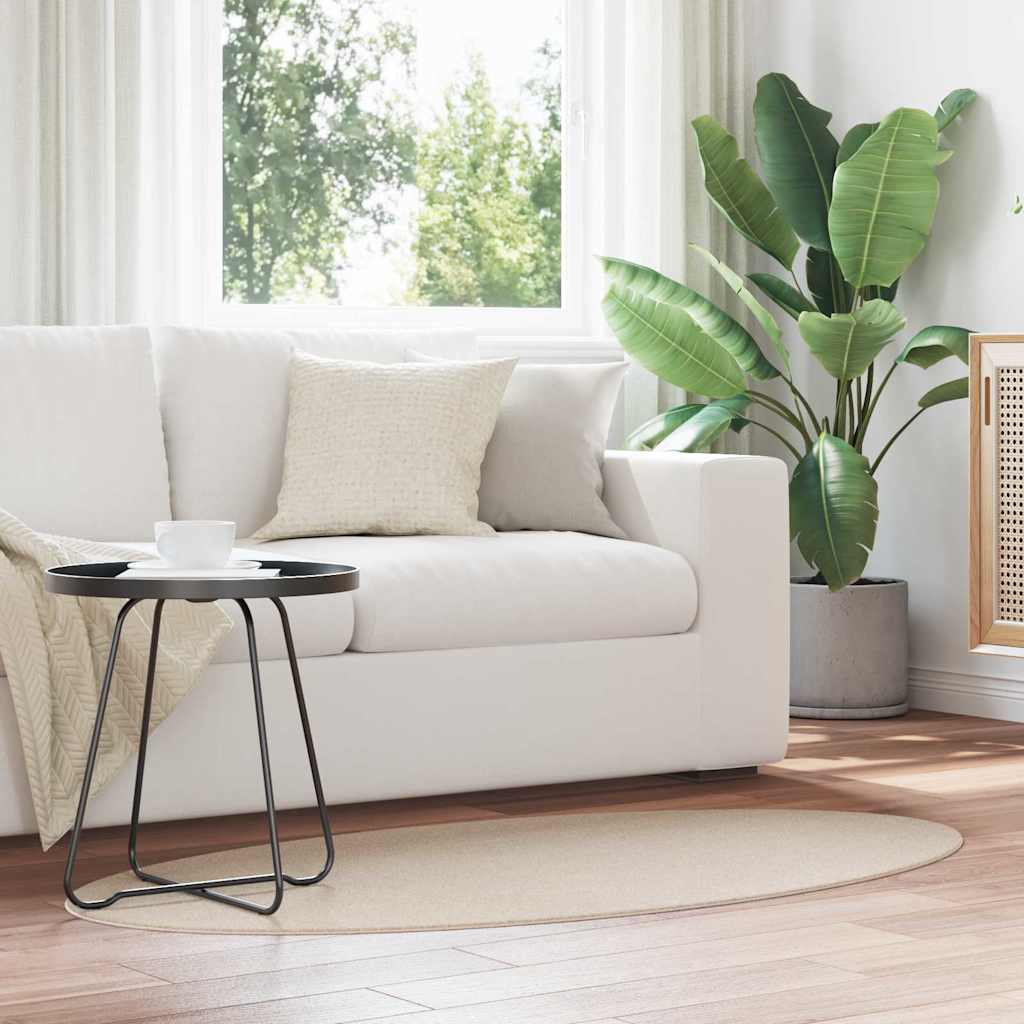 vidaXL Χαλί HUARTE Μπεζ 80 x 150 cm 100% Πολυεστέρας
