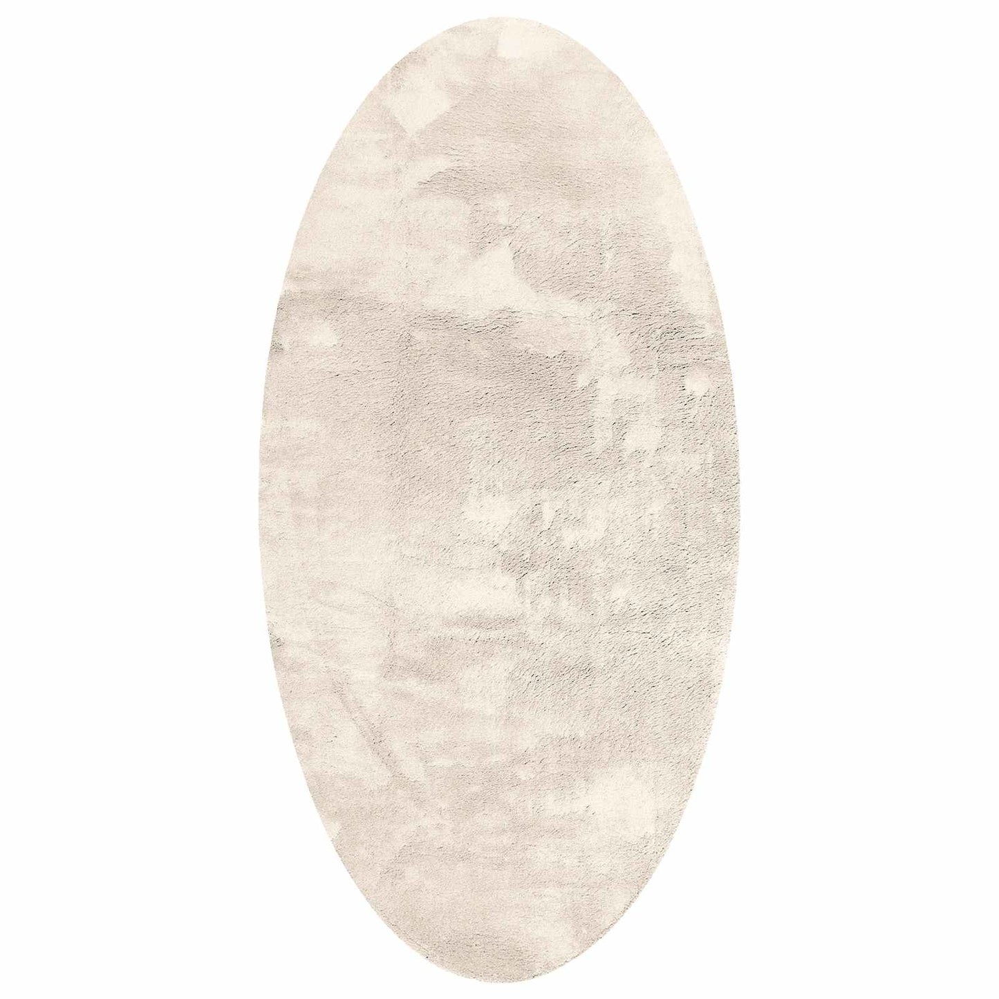 vidaXL Χαλιά χώρου Ωοειδής HUARTE Μπεζ 100 x 200 cm 100% Πολυεστέρας