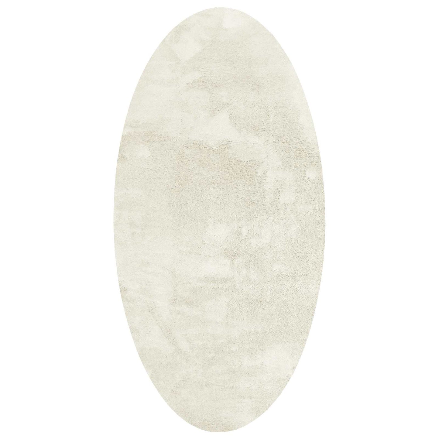 vidaXL Χαλιά χώρου Ωοειδής HUARTE Κρεμ 100 x 200 cm 100% Πολυεστέρας