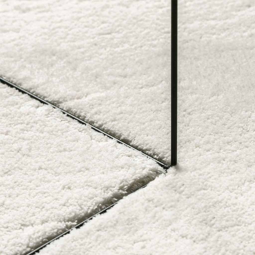 vidaXL Χαλιά χώρου Ωοειδής HUARTE Κρεμ 200 x 140 cm 100% Πολυεστέρας