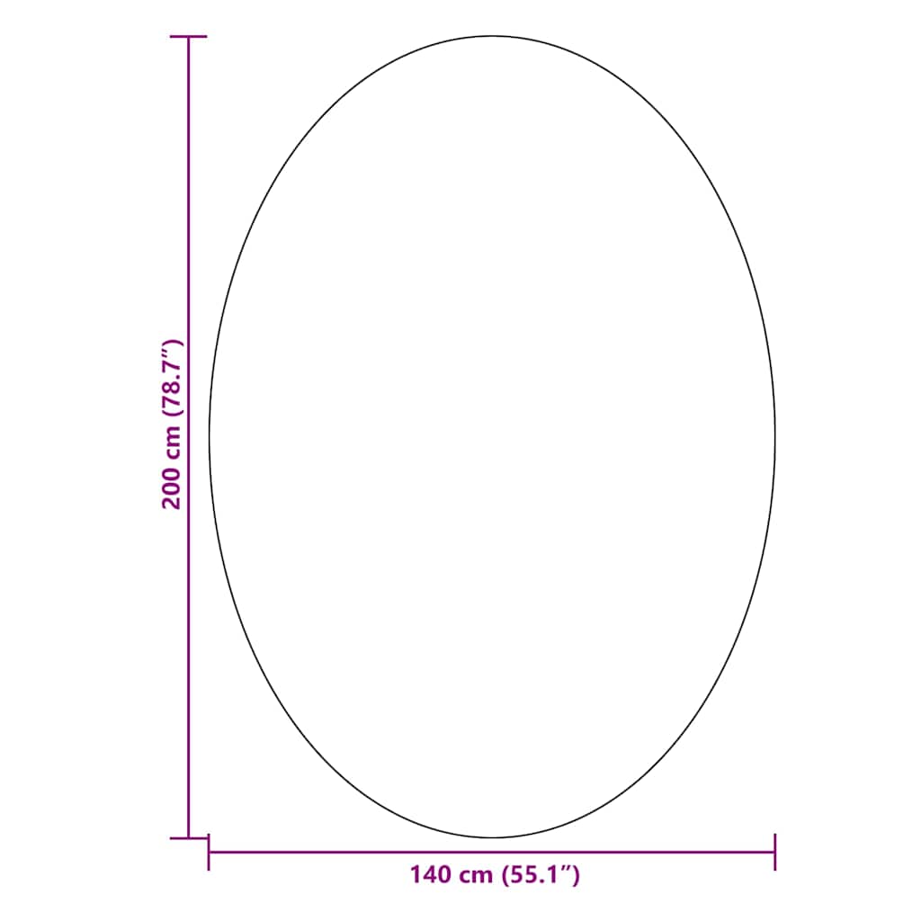 vidaXL Χαλιά χώρου Ωοειδής HUARTE Κρεμ 200 x 140 cm 100% Πολυεστέρας