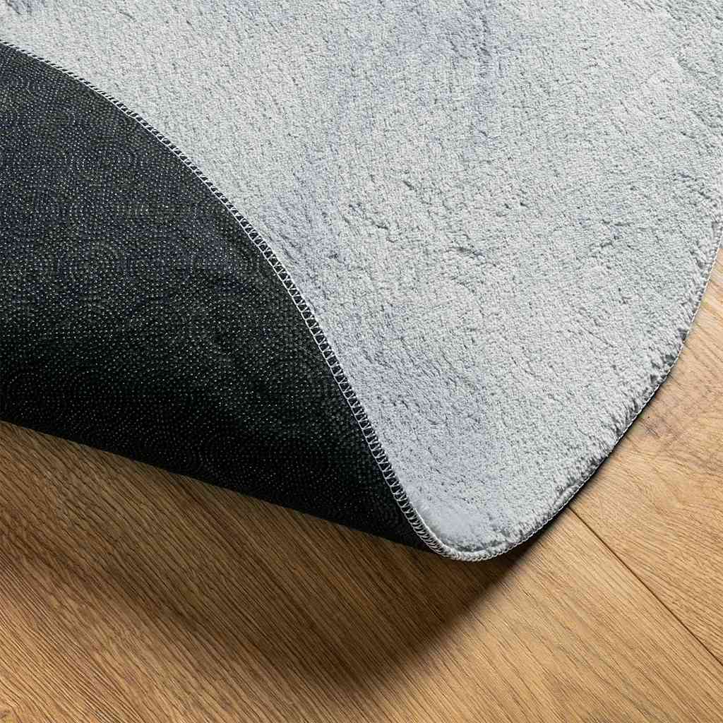 vidaXL Χαλιά χώρου Ωοειδής HUARTE Γκρι 100 x 200 cm 100% Πολυεστέρας