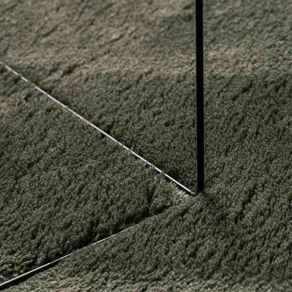 vidaXL Χαλί HUARTE Δασώδες Πράσινο 230 x 160 εκ 100% Πολυεστέρας