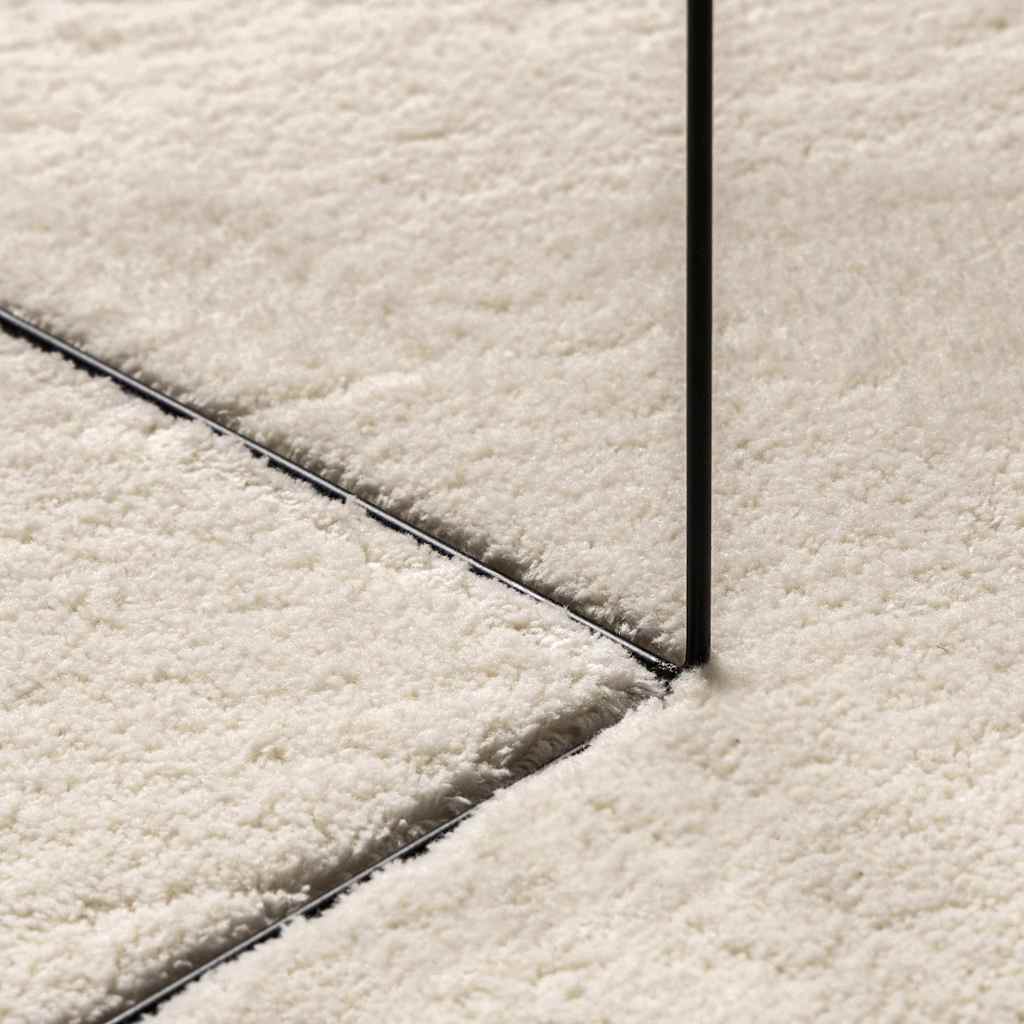 vidaXL Χαλιά χώρου HUARTE Μπεζ 100 x 200 cm Πολυεστέρας