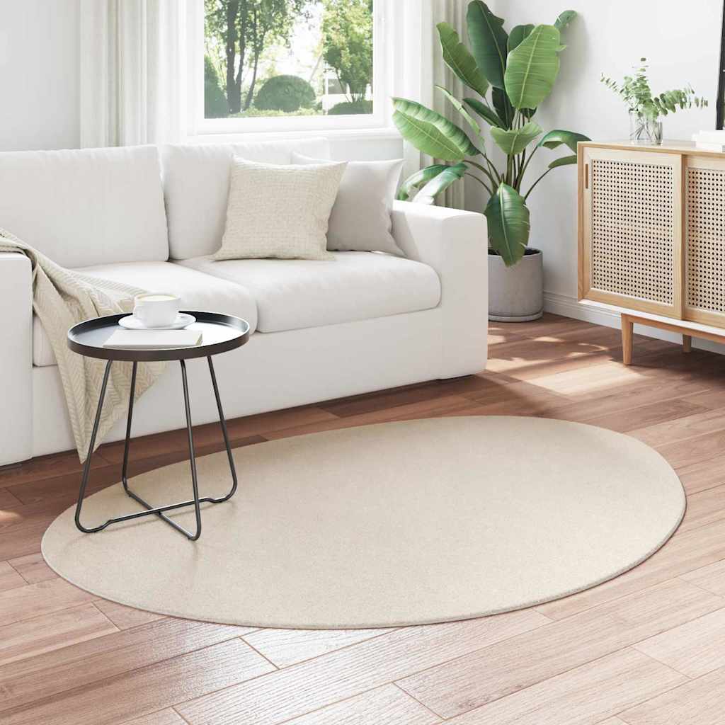 vidaXL Χαλιά χώρου HUARTE Μπεζ 120 x 170 cm Πολυεστέρας