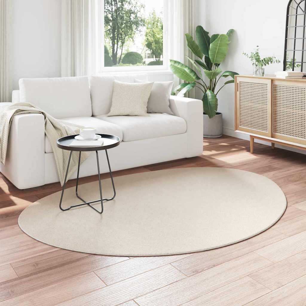 vidaXL Χαλιά χώρου HUARTE Μπεζ 140 x 200 cm Πολυεστέρας