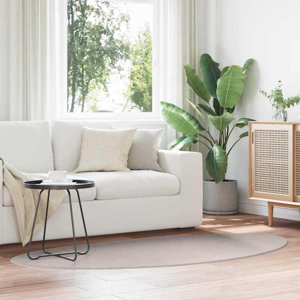 vidaXL Χαλιά χώρου HUARTE Άμμος 100 x 200 cm Πολυεστέρας