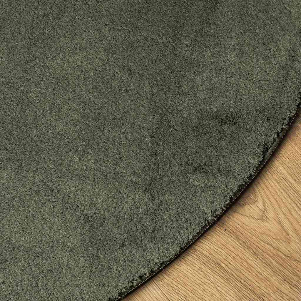 vidaXL Χαλί HUARTE Δασικό Πράσινο 80 x 150 cm Πολυεστέρας