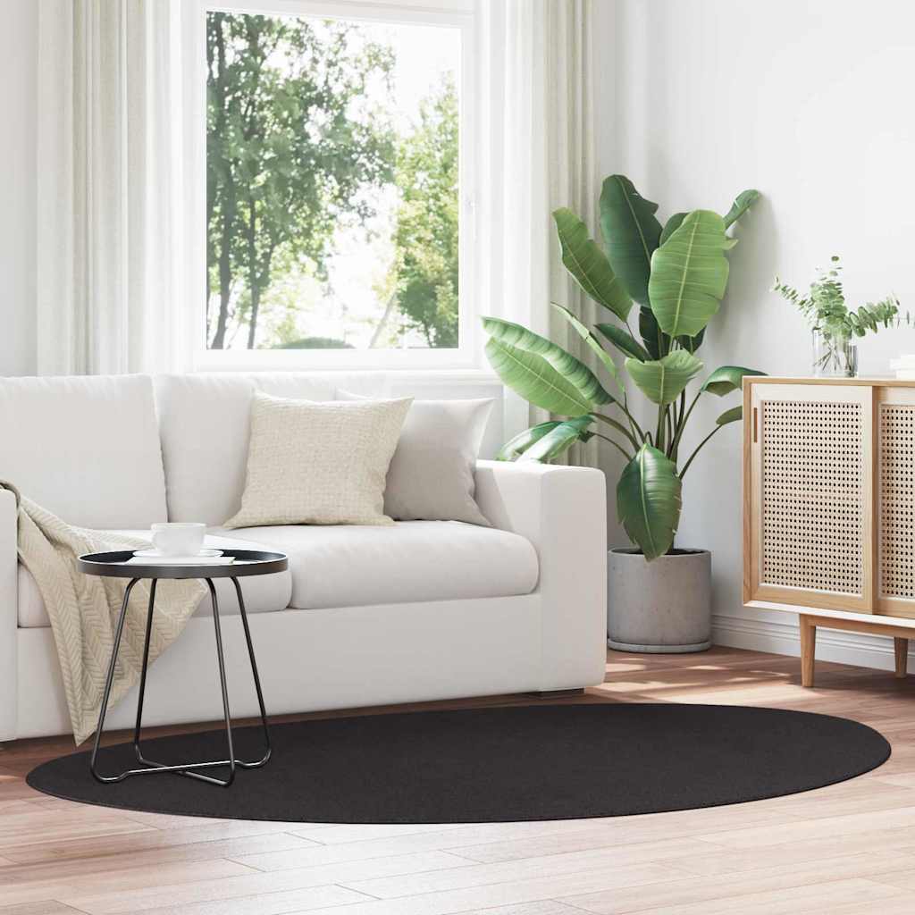 vidaXL Χαλιά χώρου HUARTE Μαύρο 140 x 200 cm Πολυεστέρας