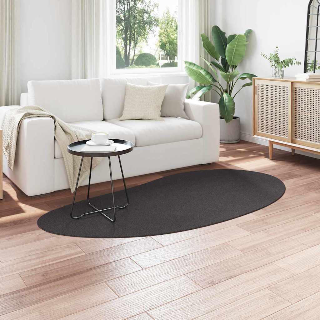 vidaXL Χαλί Ανθρακί 100 x 200 cm Πολυεστέρας