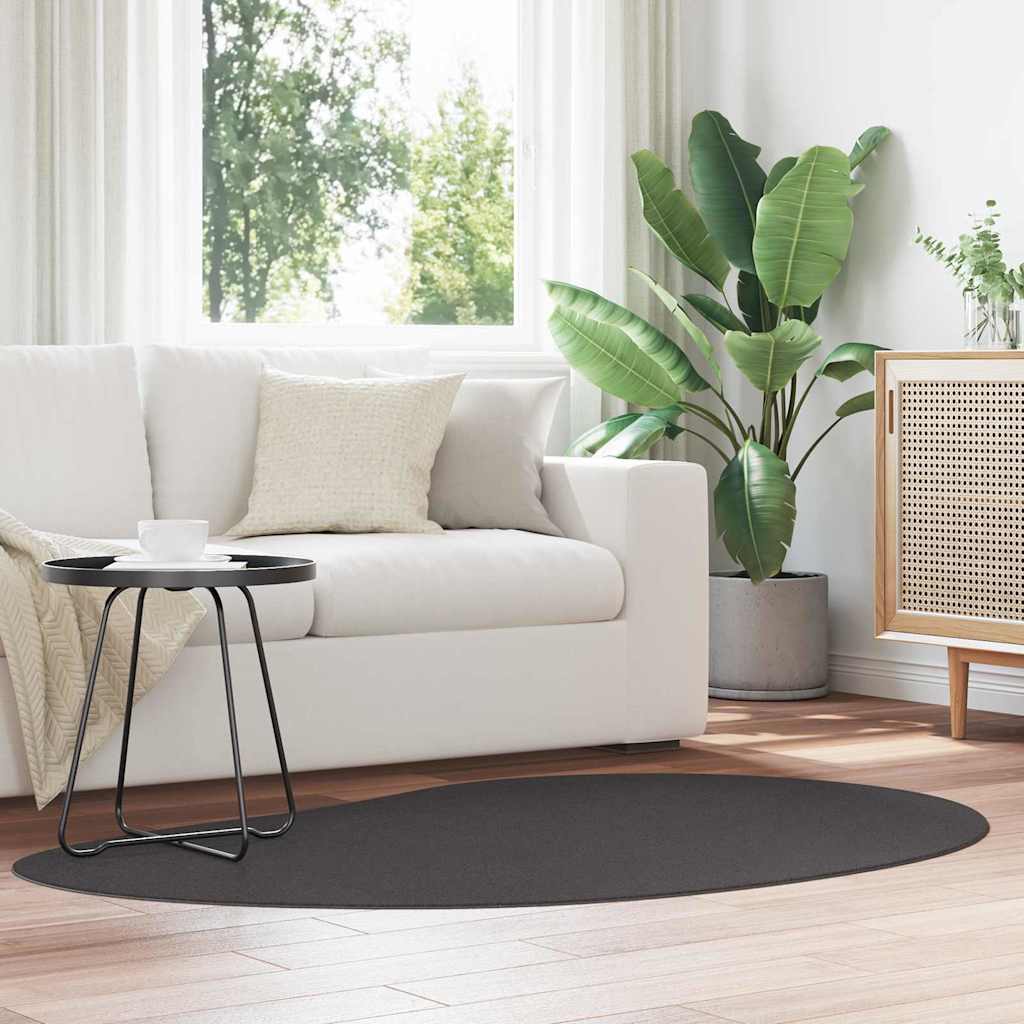 vidaXL Χαλί Ανθρακί 120 x 170 cm Πολυεστέρας