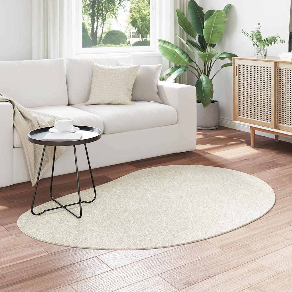 vidaXL Χαλιά χώρου HUARTE Κρεμ 120 x 170 cm Πολυεστέρας