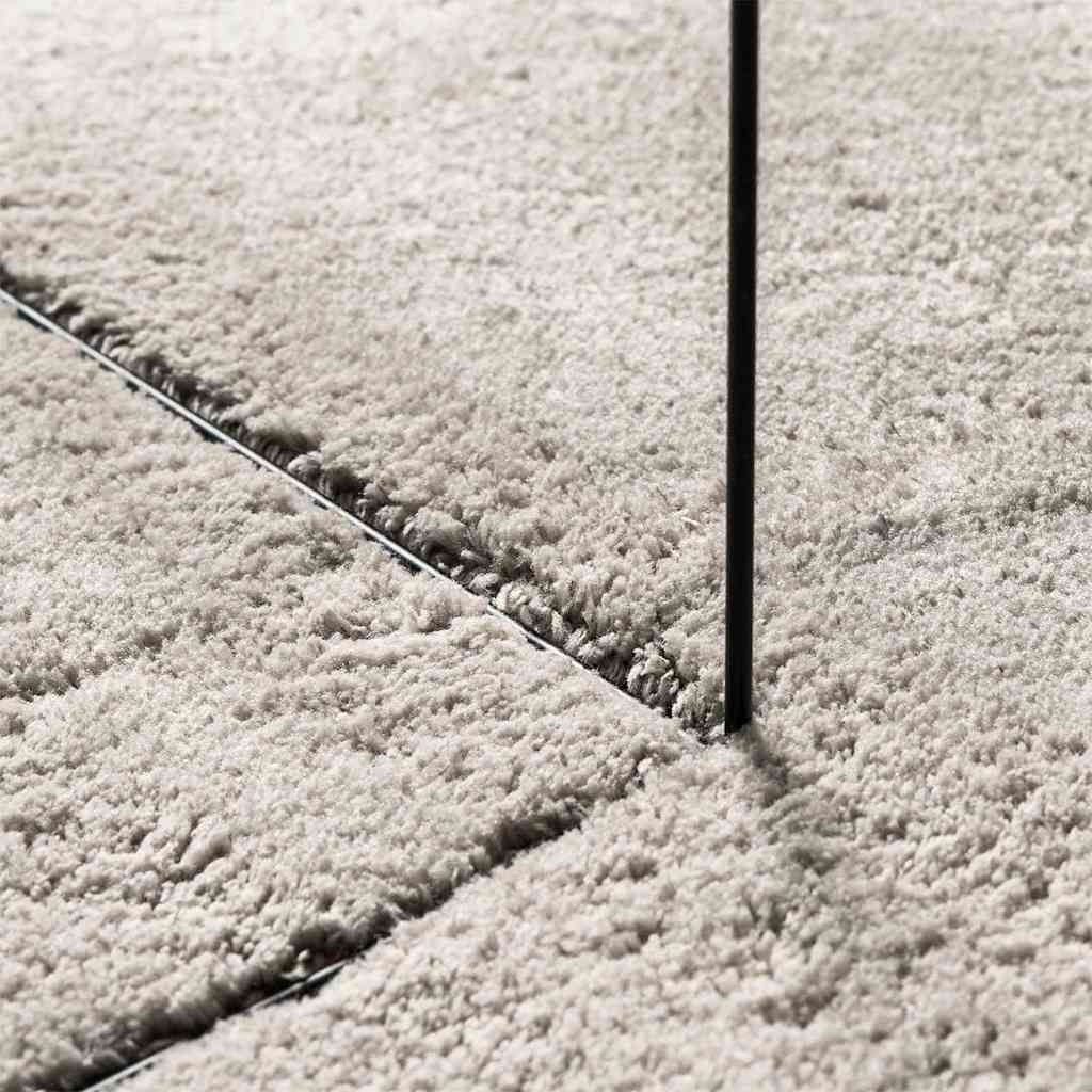 vidaXL Χαλιά χώρου HUARTE Άμμος 80 x 150 cm Πολυεστέρας